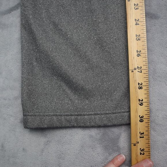 Reebok Pants Mens Gray Elastic Waist Red Drawstring Zip Pocket Sweatpants - Picture 5 of 16